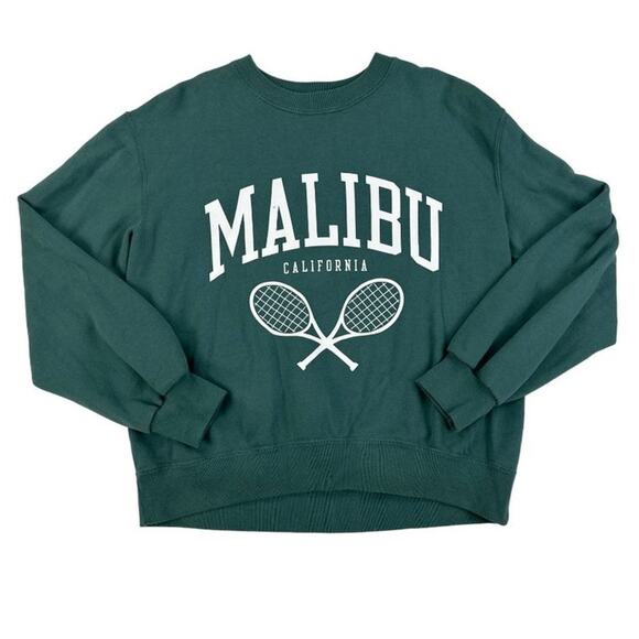 Abercrombie & Fitch - Malibu Pullover in Green White - Picture 1 of 3